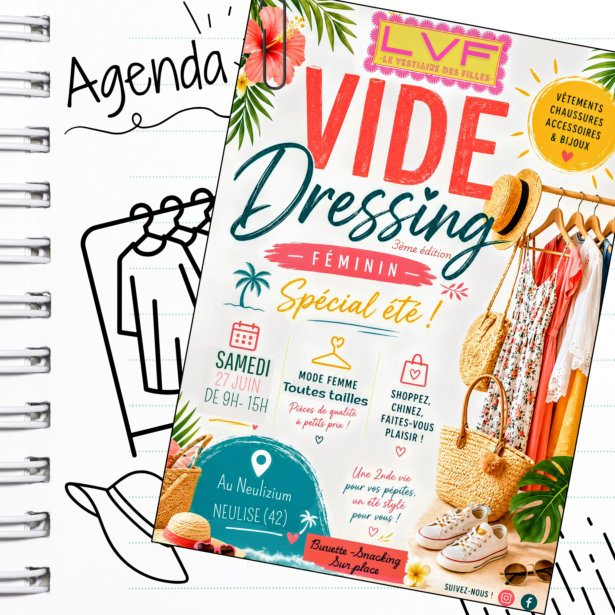 À vos agendas : Vide dressing par le Vestiaire des filles