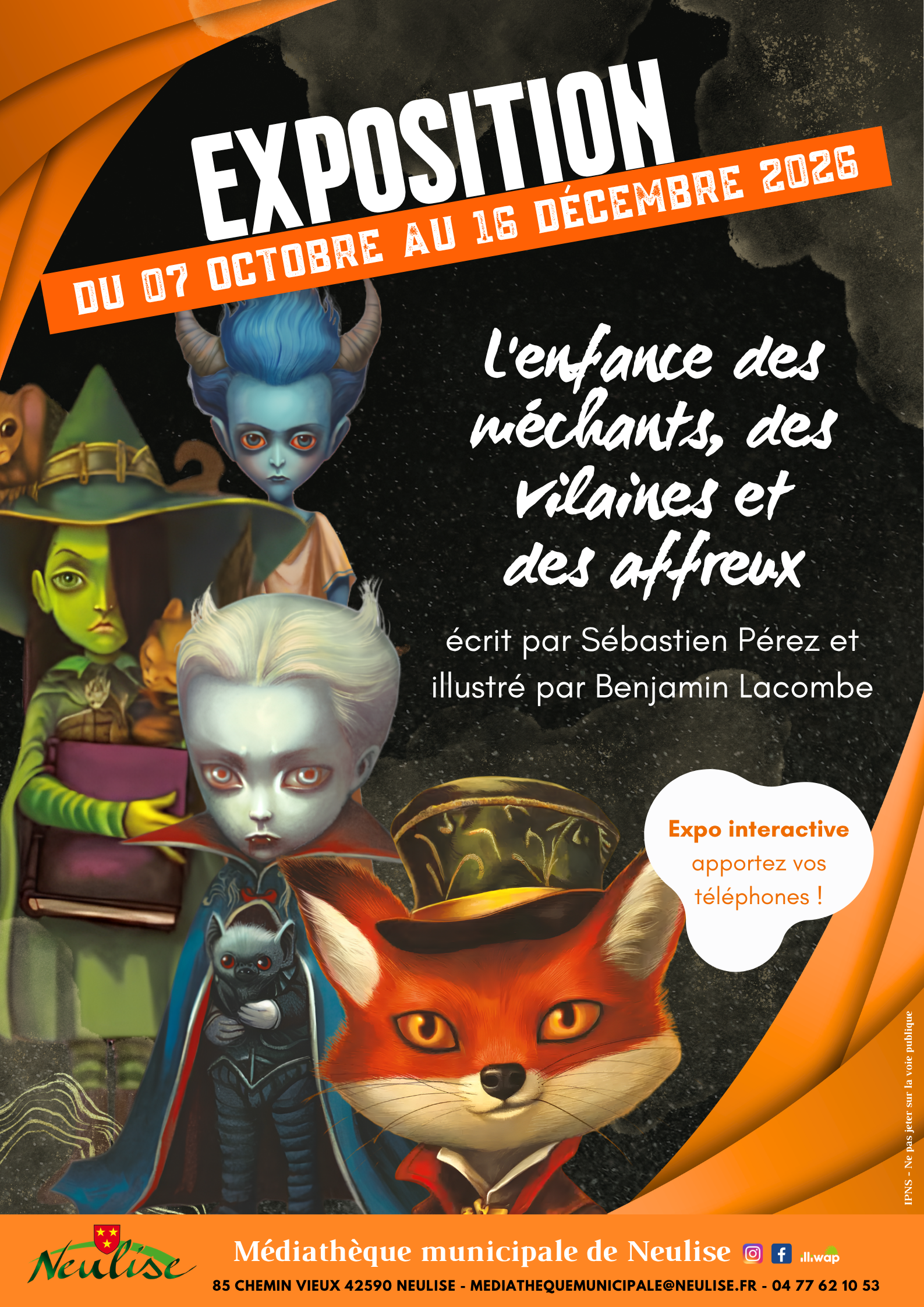 Expo l&rsquo;Enfance des méchants, des vilaines et des affreux