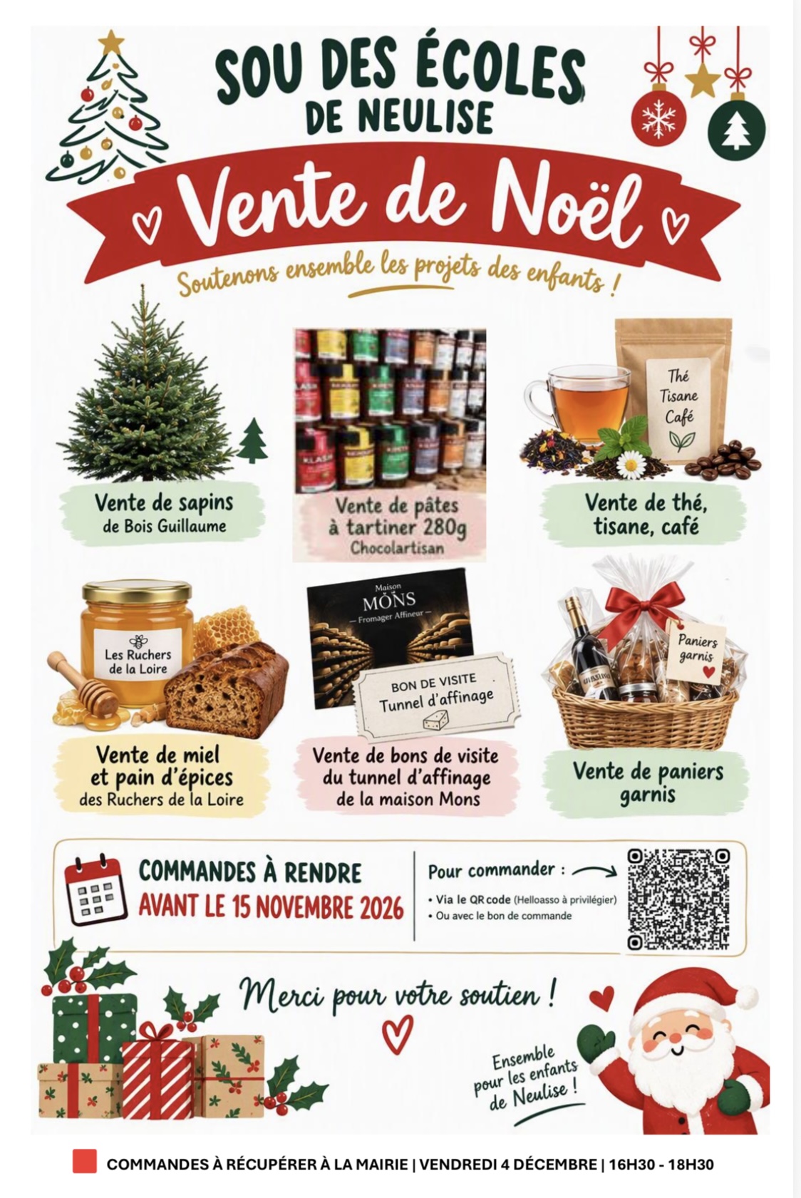 À vos agendas : Vente de Noël